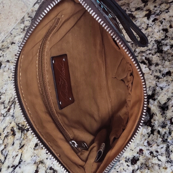 Patricia Nash Bags Patricia Nash Turquoise Tooled Wristlet Poshmark
